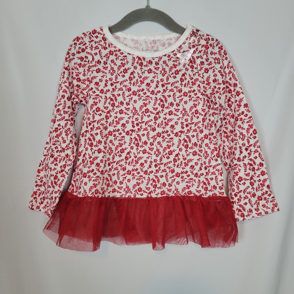 NEW - First Impressions Girl's Long-Sleeve Top w/Ruffle at bottom (various size)